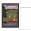 Couple in a landscape by Indian School