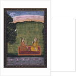 Couple in a landscape by Indian School