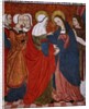 Visitation, panel from the Church San Andres of Tortura, late 15th century-early 16th century by School Spanish