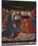 Nativity, panel from the Church San Andres of Tortura, late 15th century-early 16th century by School Spanish