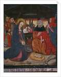 Nativity, panel from the Church San Andres of Tortura, late 15th century-early 16th century by School Spanish