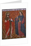 St. John the Baptist and St. John the Evangelist, panel from the Church San Andres of Tortura, late 15th century-early 16th century by School Spanish