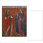 St. John the Baptist and St. John the Evangelist, panel from the Church San Andres of Tortura, late 15th century-early 16th century by School Spanish