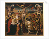 Passion Triptych, Crucifixion, central panel by Master of St. Godelieve Legend (attr. to)