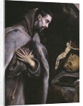 St. Francis meditating, c.1586-92 by El Greco