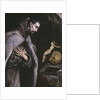 St. Francis meditating, c.1586-92 by El Greco
