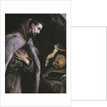 St. Francis meditating, c.1586-92 by El Greco