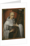 St. Bernard of Clairvaux carrying the instruments of the Passion by Spanish School