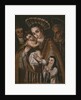Ex voto, Holy Family with St. Anne and the nun of the Abbey, Ana de Ibaizabal by Spanish School