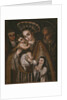 Ex voto, Holy Family with St. Anne and the nun of the Abbey, Ana de Ibaizabal by Spanish School