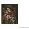 Ex voto, Holy Family with St. Anne and the nun of the Abbey, Ana de Ibaizabal by Spanish School