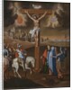 Crucifixion, the lance of the centurion by Spanish School