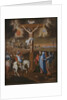 Crucifixion, the lance of the centurion by Spanish School