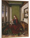 Virgin and Child with a book by Jan van Eyck