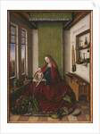 Virgin and Child with a book by Jan van Eyck
