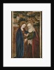 Triptych, Visitation, central panel by Spanish & Flemish School