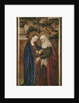 Triptych, Visitation, central panel by Spanish & Flemish School