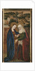 Triptych, Visitation, central panel by Spanish & Flemish School