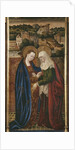 Triptych, Visitation, central panel by Spanish & Flemish School