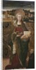 Triptych, St. Lucy, left panel by Spanish & Flemish School