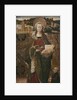Triptych, St. Lucy, left panel by Spanish & Flemish School