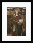 Triptych, St. Lucy, left panel by Spanish & Flemish School