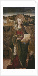 Triptych, St. Lucy, left panel by Spanish & Flemish School
