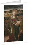 Triptych, St. Lucy, left panel by Spanish & Flemish School