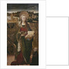 Triptych, St. Lucy, left panel by Spanish & Flemish School
