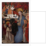 Presentation of the chasuble to St. Ildefonso by Virgin Mary by Spanish School