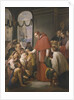St. Charles Borromeo, archbishop of Milan, distributing alms to the poor, 1853 by Jose Salome Pina