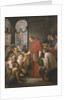 St. Charles Borromeo, archbishop of Milan, distributing alms to the poor, 1853 by Jose Salome Pina