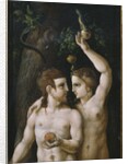 Triptych of the Creation, Adam and Eve, left panel by German School