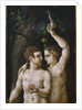 Triptych of the Creation, Adam and Eve, left panel by German School
