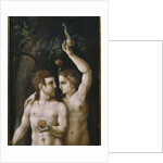 Triptych of the Creation, Adam and Eve, left panel by German School