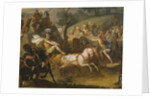 Funeral games in honour of Patrocles by Antoine Charles Horace Vernet