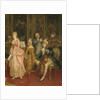 Concert at the time of Mozart, 1853 by Ettore Simonetti
