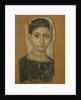 Mummy female portrait, from Fayum, late 3rd century AD by Roman Period Egyptian
