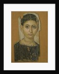 Mummy female portrait, from Fayum, late 3rd century AD by Roman Period Egyptian