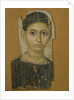 Mummy female portrait, from Fayum, late 3rd century AD by Roman Period Egyptian