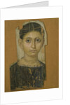 Mummy female portrait, from Fayum, late 3rd century AD by Roman Period Egyptian