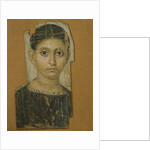 Mummy female portrait, from Fayum, late 3rd century AD by Roman Period Egyptian