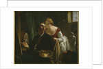 The painter and his model, 1874 by Jean Bertou