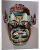 Ritual mask of Santiago used in the Mexican dance of the Moors and the Christians by School Mexican