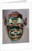 Ritual mask of Santiago used in the Mexican dance of the Moors and the Christians by School Mexican