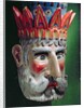 Mask of a king magus used in processions to celebrate the feast of the Epiphany in Mexico on 6 January by School Mexican