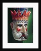Mask of a king magus used in processions to celebrate the feast of the Epiphany in Mexico on 6 January by School Mexican