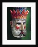 Mask of a king magus used in processions to celebrate the feast of the Epiphany in Mexico on 6 January by School Mexican
