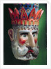 Mask of a king magus used in processions to celebrate the feast of the Epiphany in Mexico on 6 January by School Mexican
