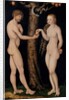 Adam and Eve in the Garden of Eden, c.1520-25 by Lucas the Elder Cranach